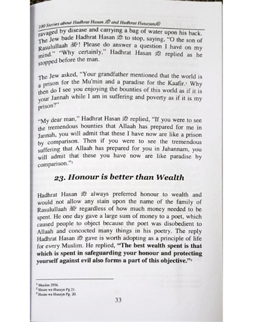 100 Stories About Hadrat Hasan and Husayn r - Image 2