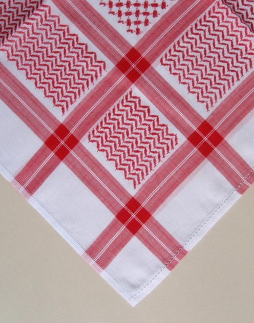 Saudi Red & White Keffiyeh - Image 3
