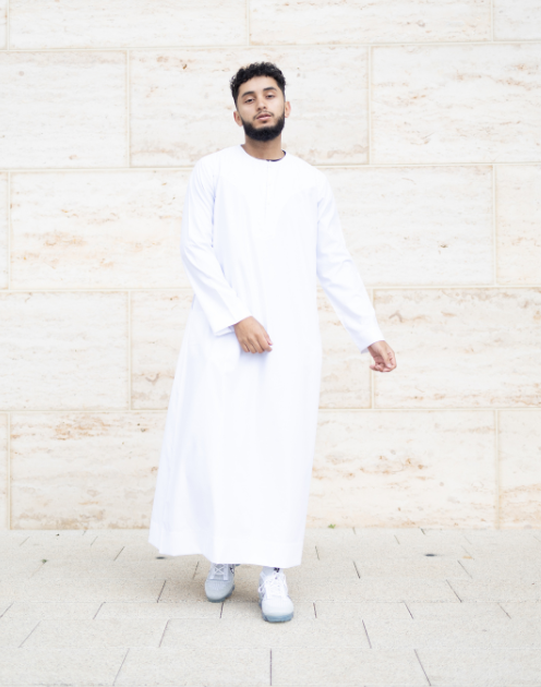 Boys / Children's Omani White Thobe - Size 32 - 50 - Image 2