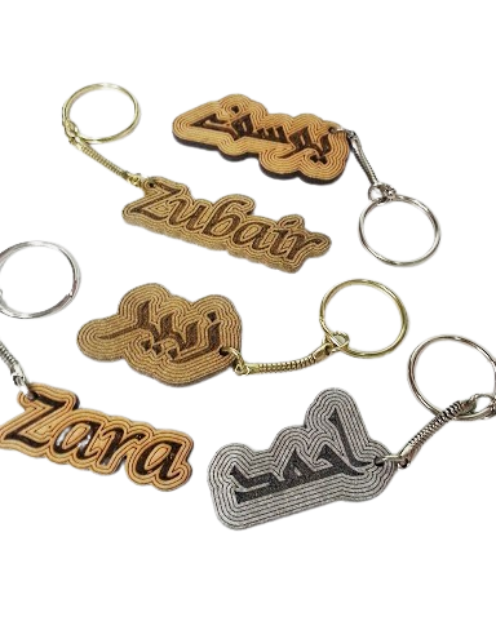 Personalised Wooden Keyrings - Image 2