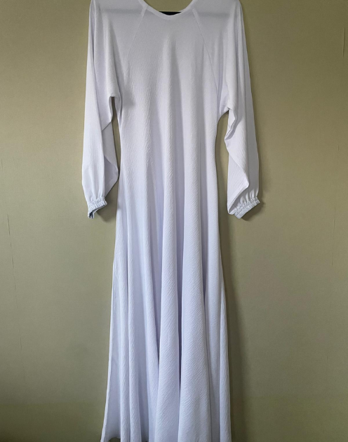 White Abaya and Khimar Set - Image 2