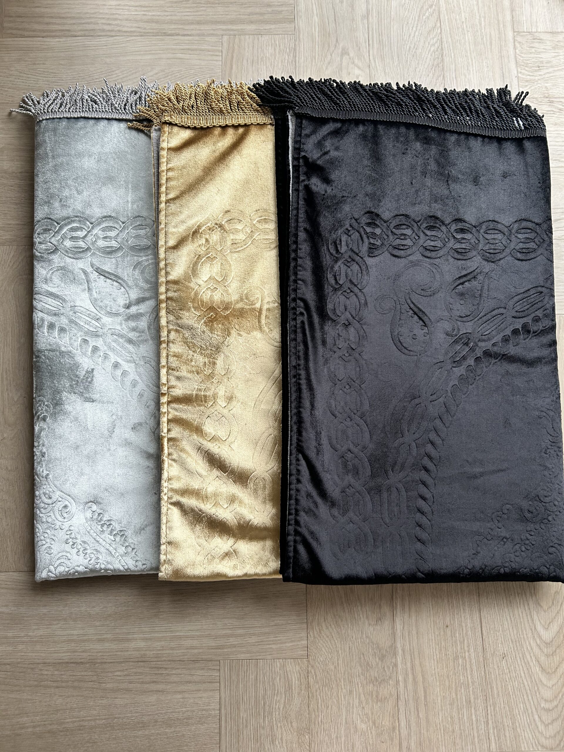 Personalised Luxury Lined Velvet Prayer Mat